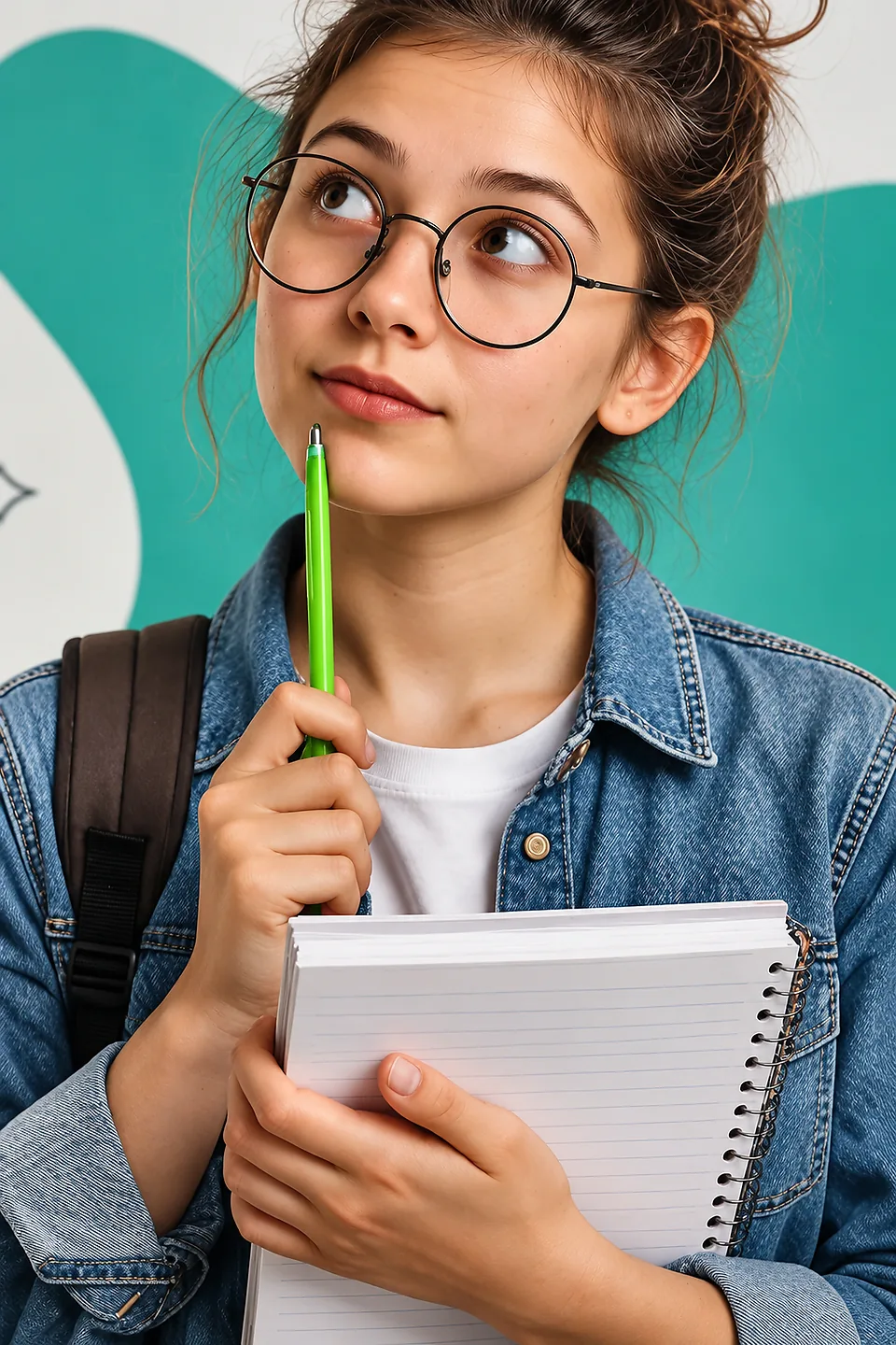 Estudante em atividade de aprendizagem